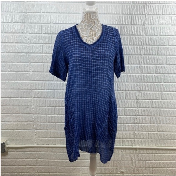 Soft Surroundings Lions Tunic Blue Gauze XS - Picture 2 of 4